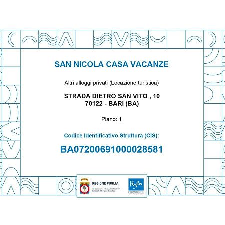 San Nicola Casa Vacanze 바리 외부 사진